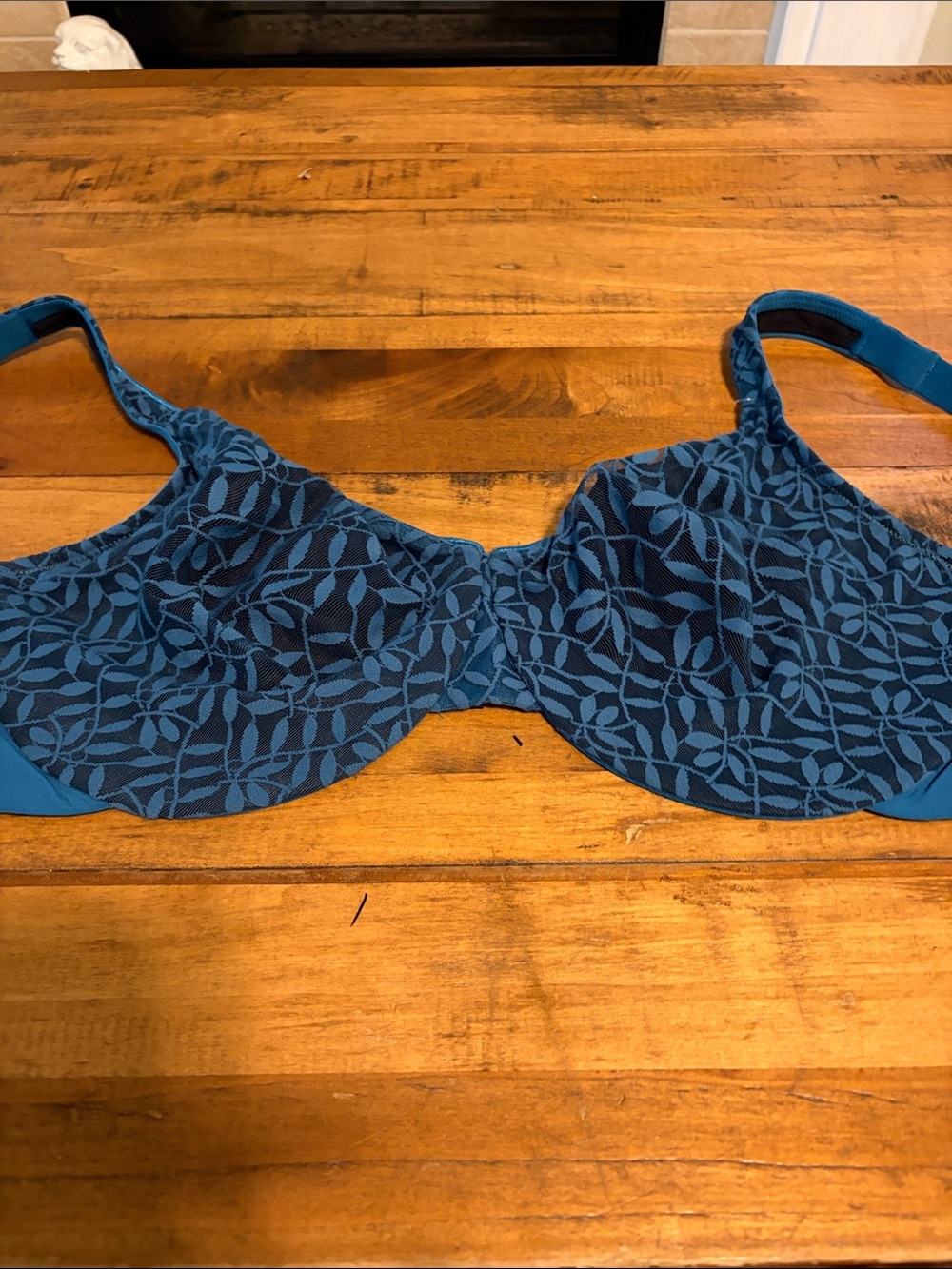 Olga Blue Seamless Wired Support Bra